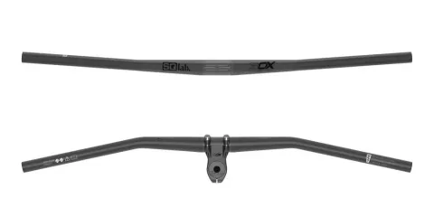 SQlab Lenker 3OX Carbon 12° low Ø 31 - 31.8 mm - 8 mm 780 mm Rise 15 mm 12° schwarz