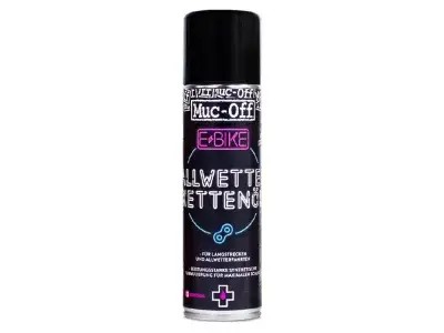 Muc-Off E-Bike All Weather Chain Lube 250 ml - Synthetisches Kettenöl für alle Wetterbedingungen