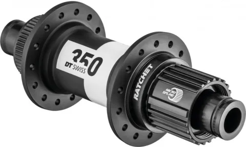 DT Swiss Nabe MTB HR 350 Classic 28 Loch Schwarz - robuste Boost-Nabe mit Ratchet-System