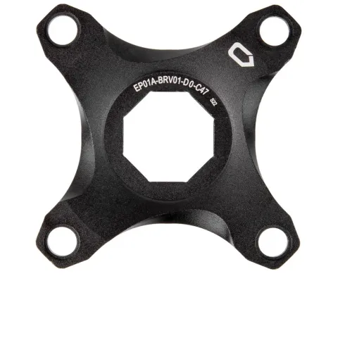 M-Wave E-Bike Spider Alu 47 mm/BCD 104 mm Schwarz - Kettenblatt-Adapter für Bosch Gen3