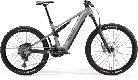 Merida eONE-SIXTY 875 IV1 gunmetal/schwarz L (45) - leistungsstarkes E-Enduro Fully