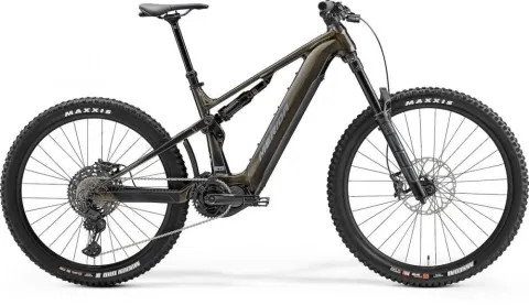 Merida eONE-SIXTY 875 IV1 gold/grau M (43) - kraftvolles E-Mountainbike der aktuellen Generation