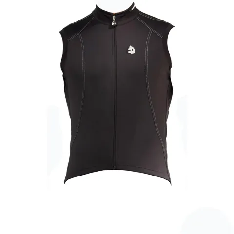 Etxeondo Herren Weste DAILY Schwarz - Ultraleichte Weste mit Windschutz