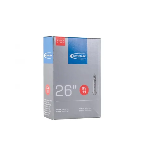 Schwalbe SV11 Extralight Fahrradschlauch 26" (20/25-559/571, 26x7/8-1.00"), Sclaverand-Ventil 40…