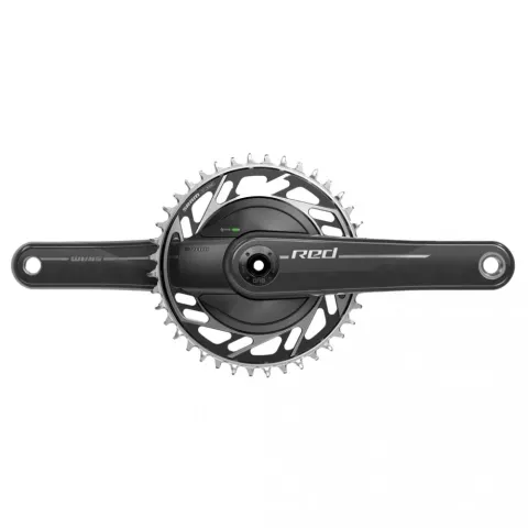 SRAM Kurbelgarnitur Quarq RED XPLR WIDE 170 mm / 42T - präziser Leistungsmesser für Gravel