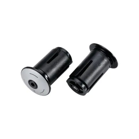 BBB Cycling end caps aluminum ScrewOn Alu 18 - reflektierende Lenkerendkappen für mehr Sicherheit
