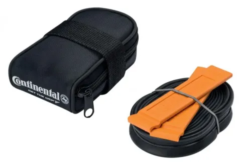 Continental Satteltasche 27.5 Zoll S42 Ersatzschlauch und 2 Reifenhebern