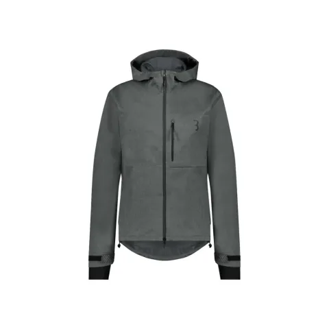BBB Cycling BBB rain jacket Rainshield explorer XXXL grau - zuverlässiger Regenschutz fürs Rad