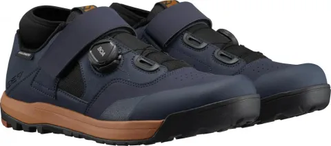 SHIMANO Fahrradschuhe GE900W Damen MTB SPD Größe 38 Blau - Enduro- und Downhill-Schuhe mit BOA…