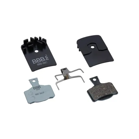 BBB Cycling DiscStop Coolfin Bremsbeläge, organic - Größe Standard schwarz - starke Kühlung und…