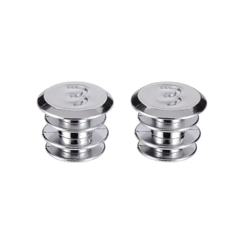BBB Cycling BBB Lenkerstopfen 2 st. chrome 2 Stück chrom - sicherer Abschluss für deinen Lenker