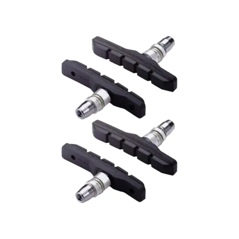 BBB Cycling BBB Bremsschuhe VeeStop schwarz Standardgröße schwarz - starke V-Brake-Bremsleistung