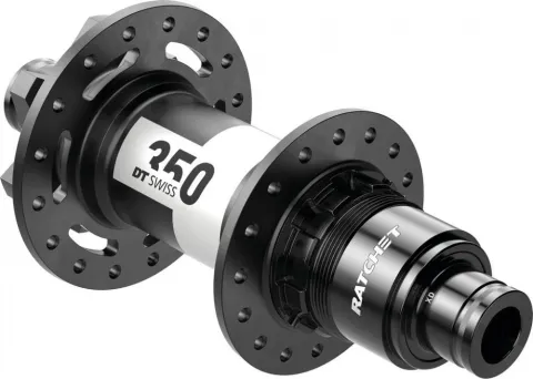DT Swiss Nabe MTB HR 350 Classic 28 Loch Schwarz - zuverlässige Boost-Hinterradnabe