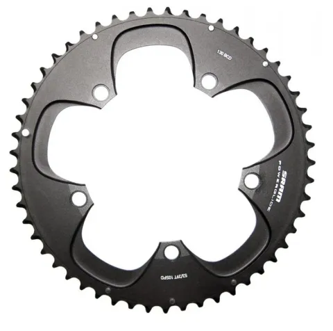 SRAM Kettenblatt Road 34T, LK 110mm, schwarz - 110mm, 50-34, schwarz