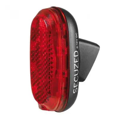 Busch + Müller E-Bike-Rüchlicht SECUZED E Brex 6-50V Schwarz - Intelligentes Bremslicht mit…