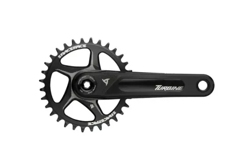 Race Face Turbine Kurbel, 170mm, 143mm, 30mm, blau - leichte Performance-Kurbel für Trail & Enduro