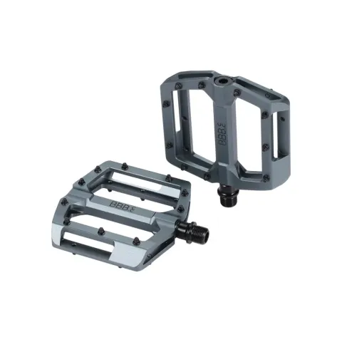 BBB Cycling BBB pedale Enigma 100 x 100mm grau - leichtes Aluminium-Plattformpedal