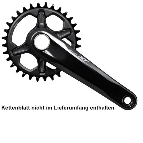 SHIMANO Kurbelgarnitur DEORE XT FC-M8100-1 12-fach 170 mm - 8100-1, 12-fach, 170 mm
