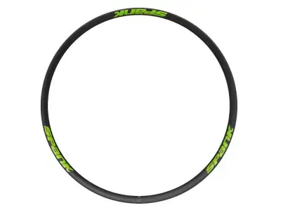 Spank Spike EVO Race33 Bead Bite 33AL, 32h rim, 26zoll, black/emerald green, 26zoll