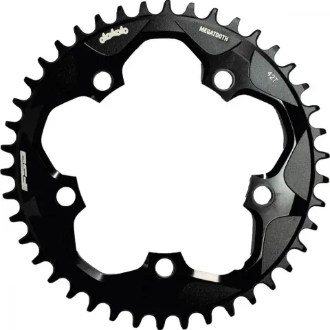 FSA Kettenblatt Road Super Megatooth 5-Arm 110 mm x 44 T - MegaTooth Zahnprofil für sichere…