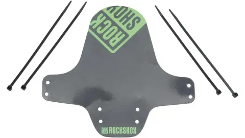 RockShox VR Steckblech Fender - Vorderrad Schutzblech schwarz/grün für Federgabel