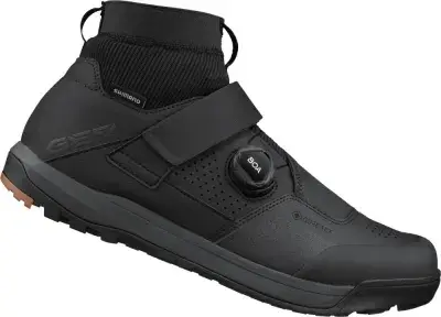 SHIMANO Fahrradschuhe GE900GTX Herren/Damen MTB SPD Größe 47 Schwarz - Gravity Enduro Wetterschutz