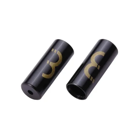 BBB Cycling BBB Kabelhülse CableEnd S-AL 4mm S schwarz - saubere, geschützte Schalt- und Bremszüge