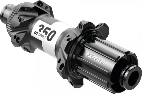 DT Swiss Nabe MTB HR 350 Straightpull 28 Loch Schwarz - zuverlässige Boost Centerlock Hinterradnabe