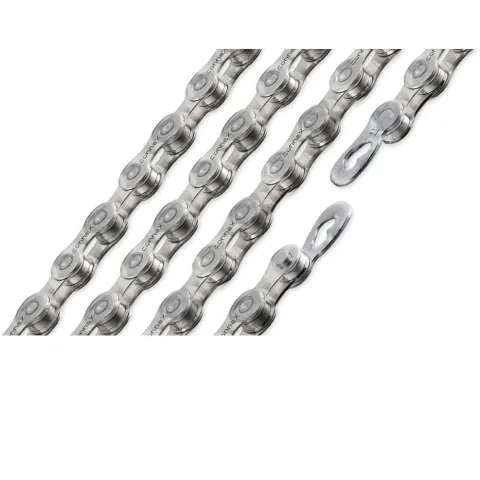 Connex 11sW Fahrradkette 11-fach 118 Glieder silber - gewachste Ausführung mit Kettenschloss