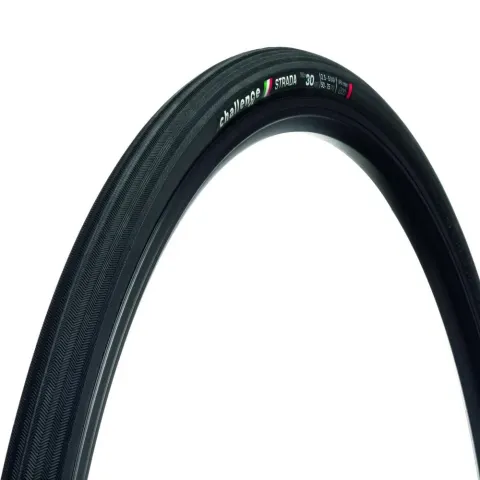 Challenge Road-Reifen Strada Race Clincher 30-622 Schwarz/schwarz - komfortabler…