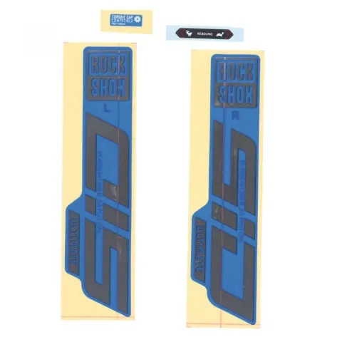 RockShox Gabel Decal-Kit SID Ultimate 27|29 Zoll 11.4018.105.039 gloss Polar-Folie für blau