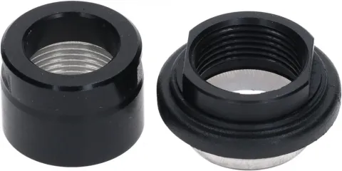 SHIMANO Mutter Links WH-R9170-C60-TU-R12 inkl. Staubkappe und Konus - Rennrad, 12 mm Steckachse,…
