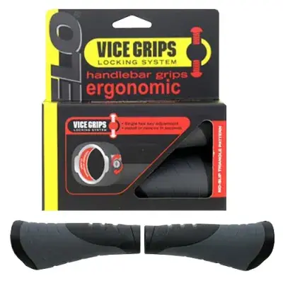 Velo Griffe ERGOGEL D3 FIX 135mm schwarz grau