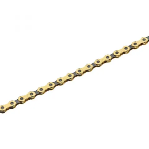 TRP Kette CN-M9050 12-fach schwarz/gold 126 Glieder - leiser, präziser Antrieb