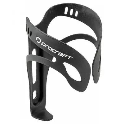 Procraft Flaschenhalter Alu Pro Ø 74 mm Schwarz - Leichter Aluminium-Flaschenhalter 51 g
