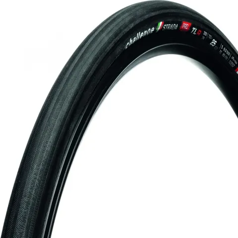 Challenge Road-Reifen Strada Pro Handmade TLR 28 Zoll (25-622) Schwarz/schwarz - schneller Komfort…