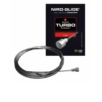 Fasi NIRO-GLIDE Ceramic Turbo Brems-Innenzug 2050mm mit Walzennippel - langlebiger Edelstahlzug