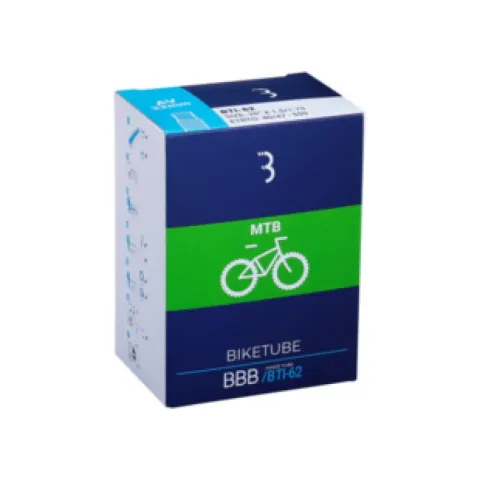 BBB Cycling Schlauch AV 40mm 27.5x2.00/2.40 schwarz 27 - zuverlässiger MTB-Fahrradschlauch