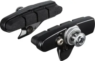 SHIMANO Bremsschuh R55C4 1 Paar BR-R8110-F/RS811-R - Rennrad Seitenzug, lang haltbar