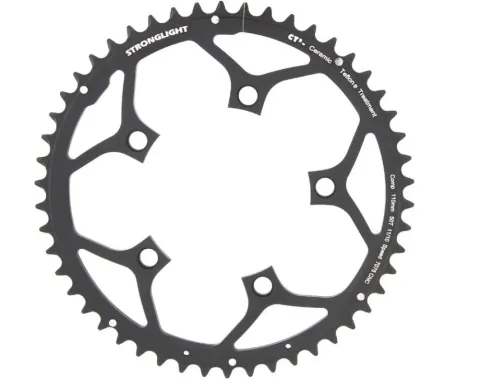 Stronglight Kettenblatt Kettenblatt CT2 50 Zähne 5Arm für 10/11fach 110mm Lochkreis schwarz