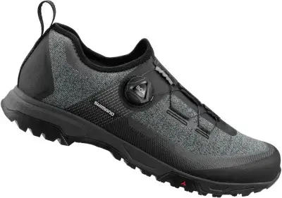 SHIMANO Fahrradschuhe ET701 Herren/Damen MTB FLATPEDAL 42 Schwarz - vielseitiger Radsportschuh