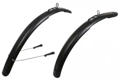 Zéfal Trail 65 Steckblech-Set schwarz, für 26"-29" Fahrräder, max. Reifenbreite 2,4",…