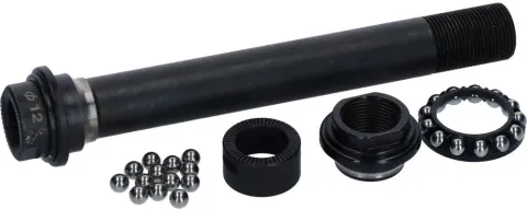SHIMANO Hohlachse für FH-M640 Komplettkit M10 - 130 g, Ersatzachse Hinterradnabe