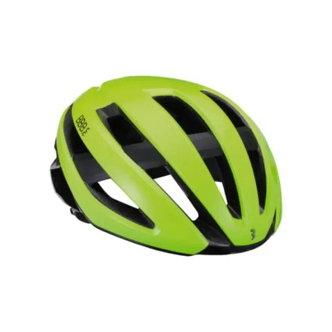 BBB Cycling Helm Maestro S neon gelb S - sicherer, bestens belüfteter Rennradhelm