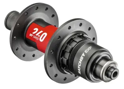 DT Swiss Nabe Road HR 240 EXP 28 Loch schwarz - leichte High-Performance Hinterradnabe