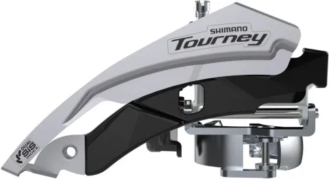 SHIMANO Umwerfer TOURNEY FD-TY600 3-fach 66-69° - zuverlässige Schaltperformance für Trekking- und…
