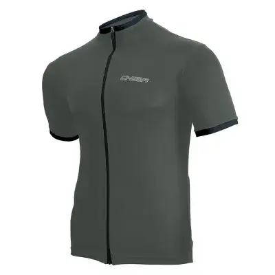 CHIBA Leisure Shirt - Radtrikot dunkelgrau, atmungsaktiv, 4XL