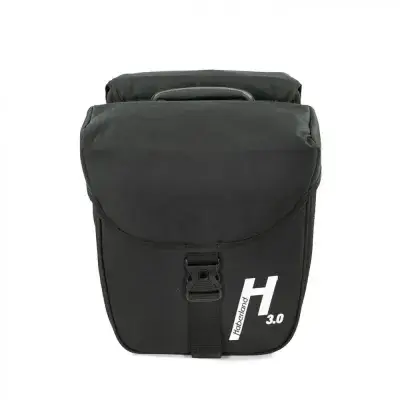 Haberland Doppeltasche 18l Basic S 3.0 MIK schwarz - praktische Gepäckträgertasche