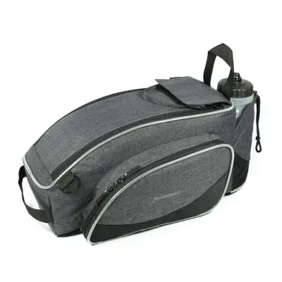 Haberland Gepäckträgeraufsatztasche Flexibag XL beige - erweiterbare Racktime-Tasche mit 20 L…