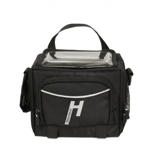 Haberland Lenkertasche 6l Bottle schwarz - praktische E-Bike-Lenkerlösung mit KLICKfix